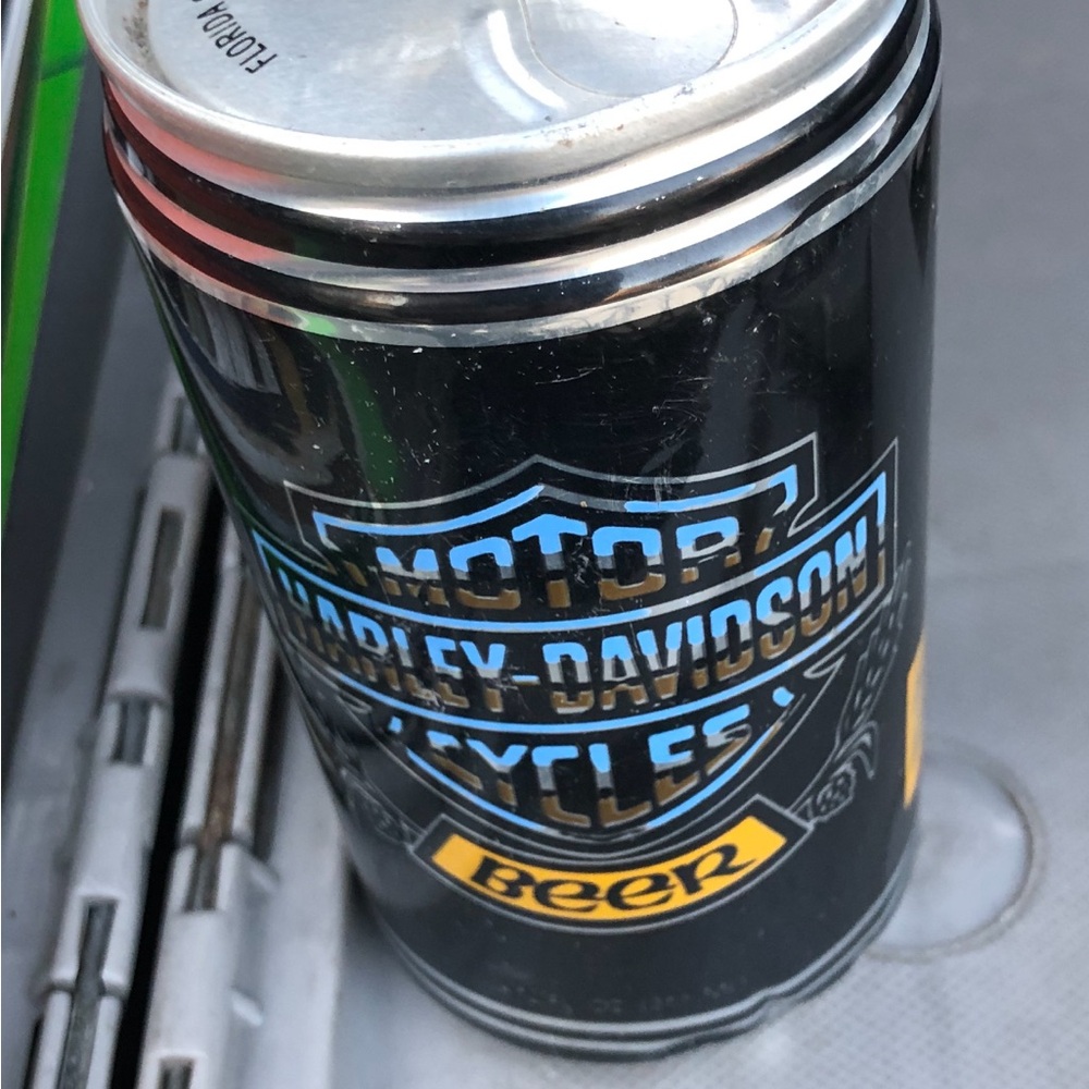 Vintage UNOPENED Harley-Davidson early ‘80s collectible Anniversary beer can